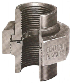 Isolation Union, O-Ring, 150 lb, by Georg Fischer Central Plastics