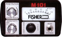 Model M-101 Rebar Locator w/3-1/2" coil, by Fisher